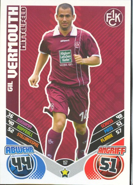 Gilk Vermouth - Match Attax 11/12