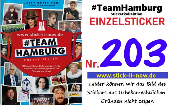#TeamHamburg "Sticker" (2021) - Nr. 203