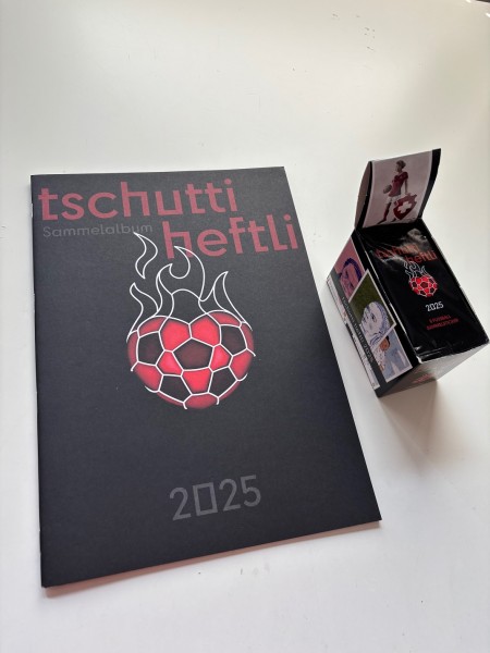 Tschutti Heftli "Frauen EM 2025" - Stickeralbum + Display
