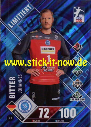 LIQUI MOLY Handball Bundesliga "Karte" 20/21 - Nr. L1 (Limitiert)