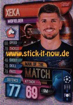 Match Attax Champions League 2019/20 - Nr. M LIL (Man of the Match)