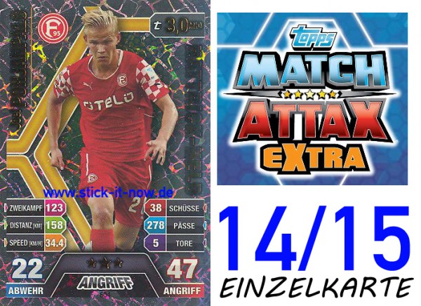 Match Attax 14/15 EXTRA - Joel POHJANPALO - Fortuna Düsseldorf - Nr. 604 (HATTRICK-HELD)