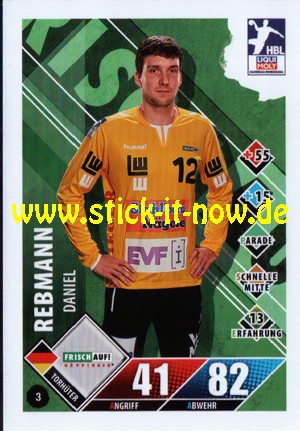 LIQUI MOLY Handball Bundesliga "Karte" 20/21 - Nr. 3