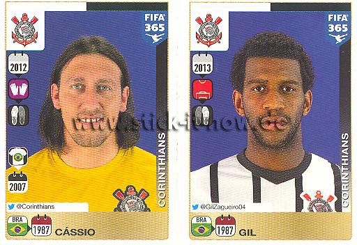 Panini FIFA 365 Sticker - Nr. 162 - 163