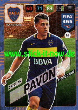 Panini FIFA 365 Adrenalyn XL 2018 - Nr. 26