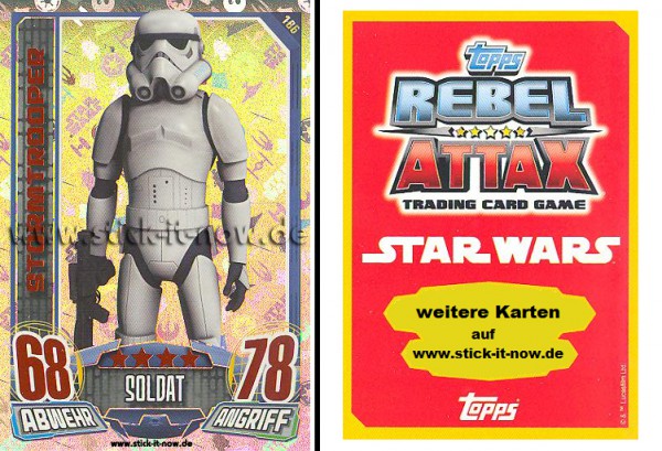 Rebel Attax - Serie 1 (2015) - STORMTROOPER - Nr. 186 ( Holo-Foil Karte )