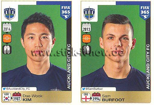 Panini FIFA 365 Sticker - Nr. 693 - 694