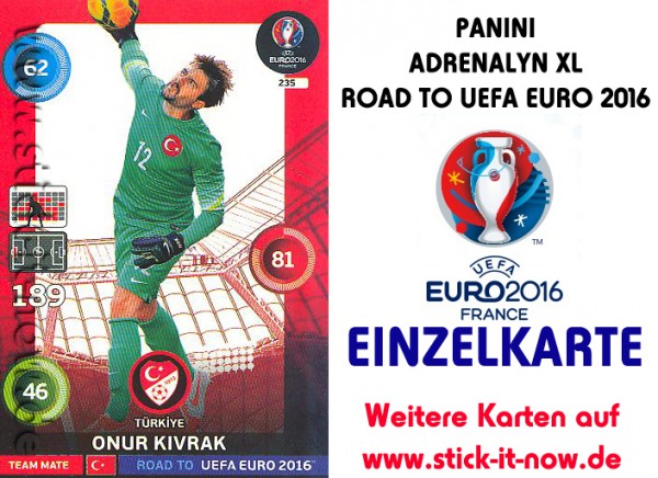 Adrenalyn XL - Road to UEFA Euro 2016 France - Nr. 235