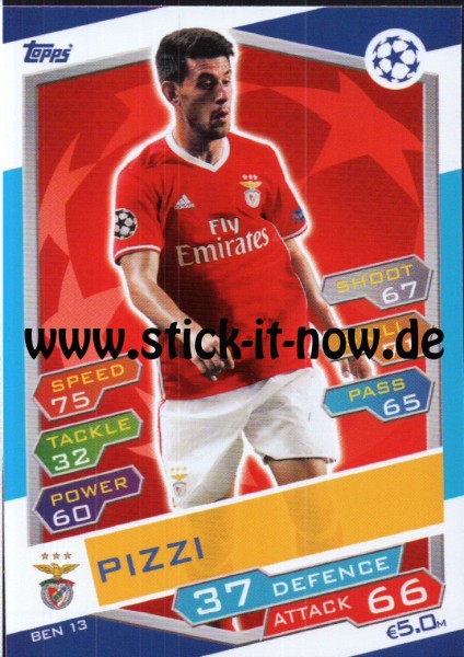 Match Attax Champions League 16/17 - Nr. BEN 13