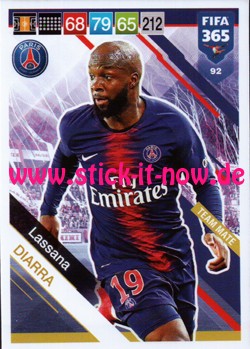 Panini FIFA 365 Adrenalyn XL (2019) - Nr. 92