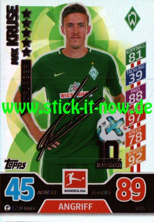 Topps Match Attax Bundesliga 17/18 - Nr. 395 (Torjäger)