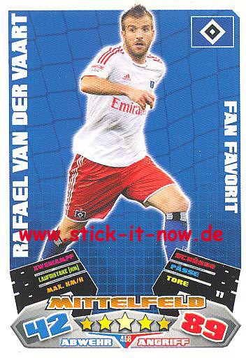 Match Attax 12/13 EXTRA - Rafael van der Vaart - Hamburger SV - FAN FAVORIT - Nr. 458