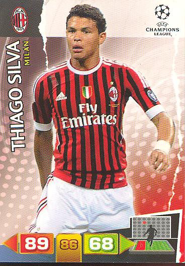 Thiago Silva - Panini Adrenalyn XL CL 11/12 - AC Mailand