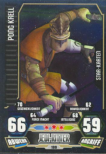 Force Attax - Serie 3 - STAR KARTE - Pong Krell - Nr. 199