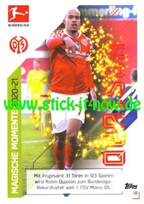 Topps Match Attax Bundesliga 2021/22 - Nr. 18 ( Magische Momente )