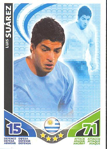 Match Attax WM 2010 - GER/Edition - LUIS SUAREZ - Uruguay