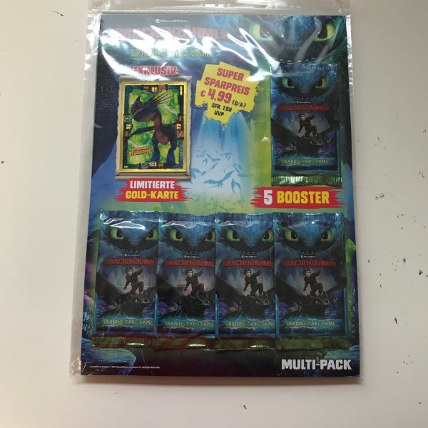 Blue Ocean Drachenzähmen 3 Trading Cards Blister mit Limited Edition LE 7
