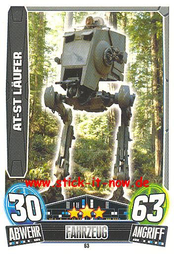 Force Attax Movie Collection - Serie 3 - AT-ST LÄUFER - Nr. 63