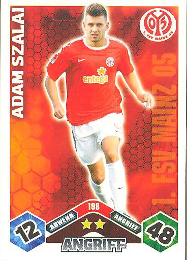 Match Attax 10/11 - ADAM SZALAI - 198