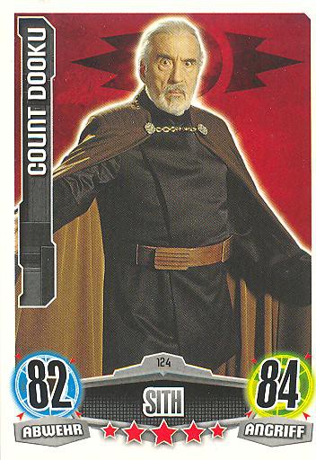 Force Attax - COUNT DOOKU - Sith - Separatist - Movie Collection