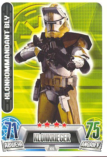 Force Attax Movie Collection - Serie 2 - KLONKOMMANDANT BLY - Nr. 105