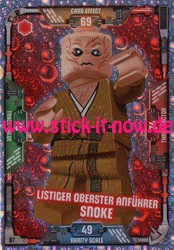 Lego Star Wars Trading Card Collection (2018) - Nr. 87 (Glitzer)