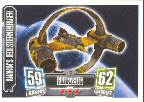 Force Attax - Serie II - Anakin's Sternenschiff - Fahrzeug