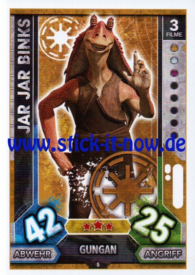 Topps Star Wars FORCE ATTAX UNIVERSE (2017) - Nr. 5