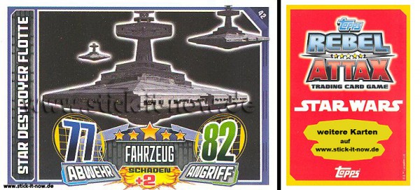 Rebel Attax - Serie 1 (2015) - STAR DESTROYER FLOTTE - Nr. 42