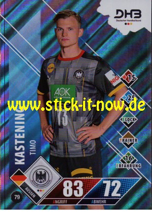 LIQUI MOLY Handball Bundesliga "Karte" 20/21 - Nr. 79 (Glitzer)