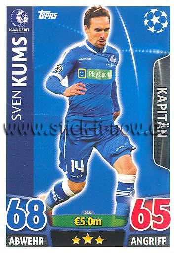 Champions League - Match Attax 15/16 - Nr. 316