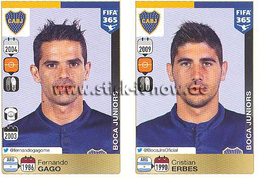 Panini FIFA 365 Sticker - Nr. 80 - 81