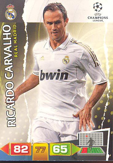 Ricardo Carvalho - Panini Adrenalyn XL CL 11/12 - Real Madrid