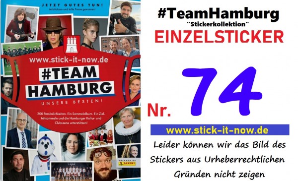 #TeamHamburg "Sticker" (2021) - Nr. 74
