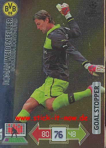 Panini Adrenalyn XL CL 12/13 - Bor. Dortmund - Roman Weidenfeller - GOAL STOPPER