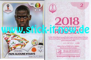 Panini WM 2018 Russland "Sticker" INT/Edition - Nr. 612