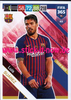 Panini FIFA 365 Adrenalyn XL (2019) - Nr. 62