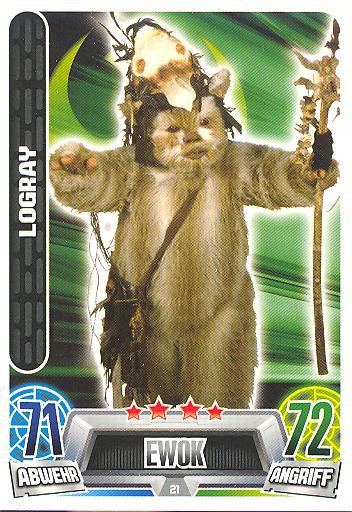 Force Attax Movie Collection - Serie 2 - Logray - Nr. 21