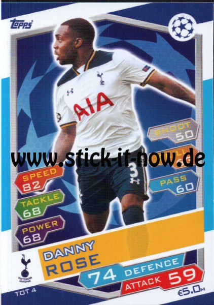 Match Attax Champions League 16/17 - Nr. TOT 4