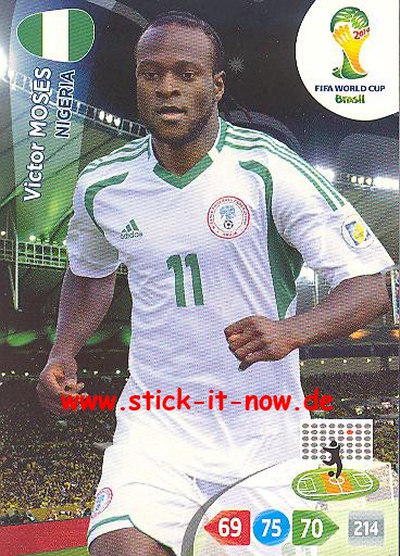 Panini Adrenalyn XL Brasil WM 2014 - Victor MOSES