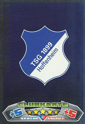 Match Attax 12/13 - TSG Hoffenheim - Clubkarte - Nr. 163
