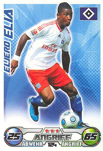 Match Attax 09/10 - ELJERO ELIA - Hamburger SV - Nr. 124