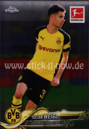 Bundesliga Chrome 18/19 - Julian Weigl - Nr. 86