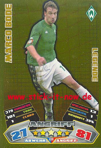 Match Attax 12/13 EXTRA - Marco Bode - Werder Bremen - LEGENDE - Nr. 496