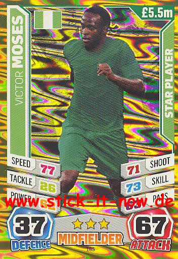 Match Attax "World Stars WM 2014" - VICTOR MOSES - Star-Player - Nr. 185
