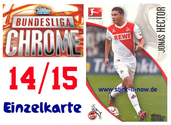 Topps Bundesliga Chrome 14/15 - JONAS HECTOR - Nr. 105