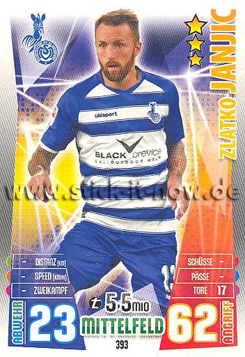 Match Attax 15/16 - Zlatko JANJIC - MSV Duisburg - Nr. 393