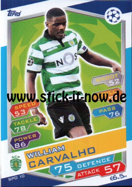 Match Attax Champions League 16/17 - Nr. SPO 10