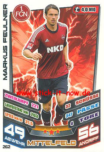 Match Attax 13/14 - 1. FC Nürnberg - Markus Feulner - Nr. 262