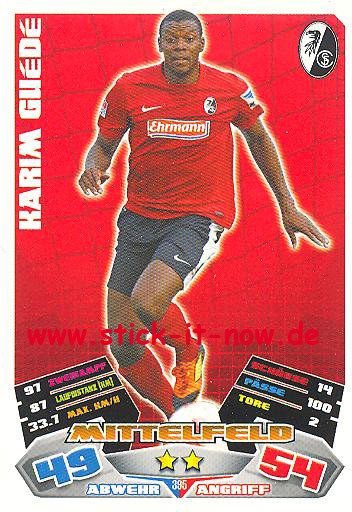 Match Attax 12/13 EXTRA - Karim Guédé - SC Freiburg - Nr. 395
